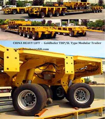 CHINA HEAVY LIFT - Goldhofer THP/SL Model Modular Trailer