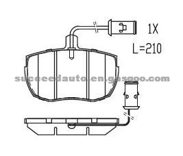 Brake Pad For Land Rover MLB85