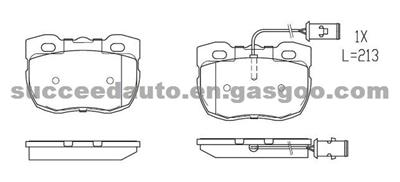 Brake Pad For Land Rover D520-7401