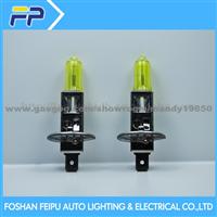 High Quality Low Price Auto Bulb Headlight Halogen Lamp H1 Golden