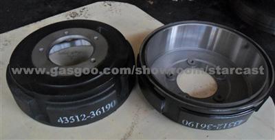 HINO Brake Drum 43512-36190/43512-36191