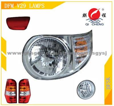 DFM V29 HEAD LAMP, REAR LAMP, FOG LAMP