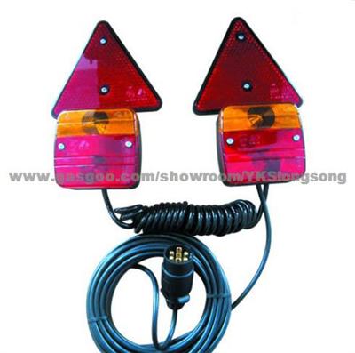 Chinese Factory Mini Truck Tail Lamp Emark Approval Wiring Harness Trailer Truck Waterproof Tail Light Kits DF-TK003C