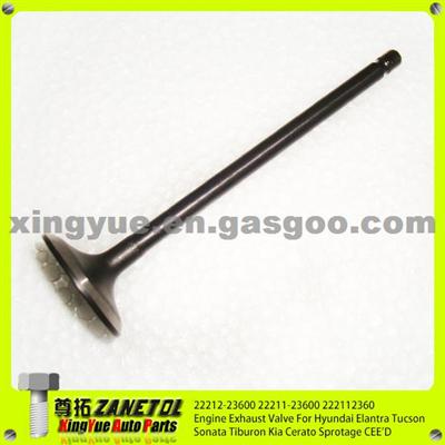 22212-23600 22211-23600 222112360 Auto Engine Exhaust Valve For Hyundai Elantra Tucson Sonata Tiburon Kia Cerato Sprotage CEE'D