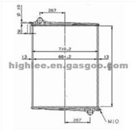 Radiator 1439504 For Scania