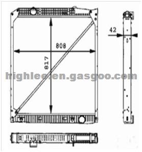 Radiator 9425000903 For Mercedes