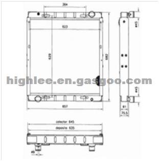 Radiator 4849400 For Iveco