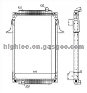 Radiator 5001839113 For Renault