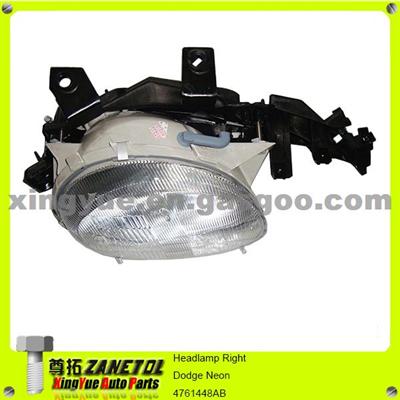 Car Auot Headlight Headlamp Right For Dodge Neon 4761448AB