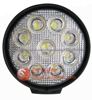 27W 9PCS High Intensity LED Work Lamp
