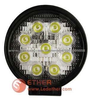 27W Round LED Work Flood Light(E-WL-LED-00023R)