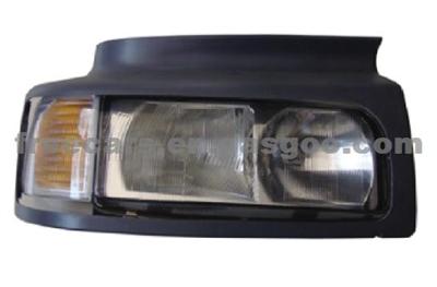 TOP QUALITY Renault PREMIUM HEAD LAMP WITH CORNER LAMP WITH BEZEL