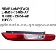 REAR LIGHT FOR FOCUS, HATCHBACK 05,07 L 4M51 13405 AF R 4M51 13404 AF