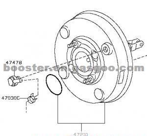 Auto Brake Booster FOR NISSAN D7210-3BA0A 47210-3BA0A VERSA SEDAN 2011-NOW