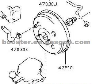 Vacuum Booster With Brake Master Cylinder FOR NISSAN 47210-EM30C 47210-EM31C VERSA 2006-NOW