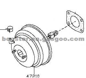 Air Brake Booster FOR NISSAN 47210-9W52A 47210-9W50A TEANA 2006-2008