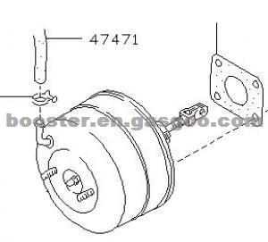 Electric Brake Booster FOR NISSAN 47210-72Y00 SUNNY 1990-1995 (2)