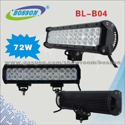 72w Light Bar.LED Off Road Light Bar For Working Driving Boat Car Truck.High Brightness LED Bar 72W LED Light Bar LED Work Light