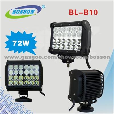7 Inch 72W Quad Row LED Light Bar