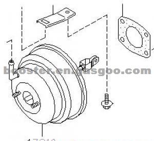 Brake Booster Repair Kit 47210-0W700 47210-1W300 NISSAN PATHFINDER 1995-2004