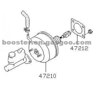 Vacuum Pump Brake Booster 47210-03A00 47210-03A10 NISSAN PULSAR 1982-1986