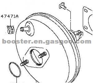 Vacuum Pump Brake Booster 47210-4A00L NISSAN PIXO 2009-NOW