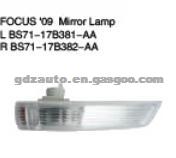 For FORD FOCUS'09 AUTO PARTS MIRROR LAMP OEM:L BS71-17B381-AA/R BS71-17B382-AA