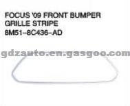 FORD 09 FOCUS Car Front Bumper Grille Stripe 8M51-8C436-AD