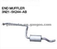 CAR END PARAGRAPH MUFFLER OEM 3N21-5K244-AB FOR FORD