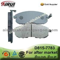 D815 TIIDA QIDA 2011/05 -Brake Pad For Japanese Car