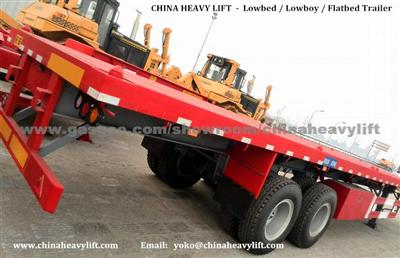 CHINA HEAVY LIFT 3 Axle Container Trailer
