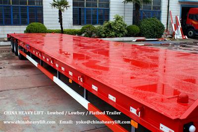 CHINA HEAVY LIFT 4 Axle Lowbed Trailer