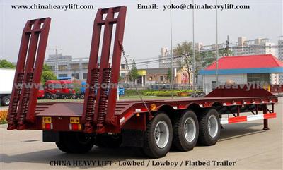 CHINA HEAVY LIFT - Lowbed / Lowboy / Flatbed Trailer