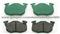 D31-7255 /FDB190 South America Brake Pad For Audi BMW Mercedes-Benz Saab Opel