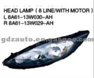 CAR HEAD LAMP (8LINE MOTOR) OEM L 8A61-13W030-AH/R 8A61-13W029-AH FOR FORD