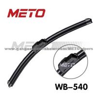 Universal Soft Wiper Blade WB-540 ( The Special Rubber Is Of METO Exclusive Formula ) Noise Free ,Antifriction, Aging Resistance, High Temperature Res