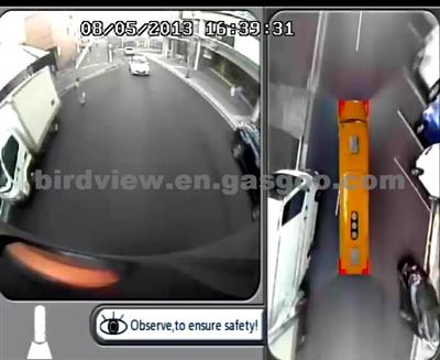Bus And Truck 360 Around View Reversing System With Four-Cameras