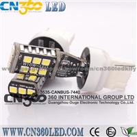 High Quality Wide Voltage 3535SMD T20 7440 Canbus LED