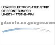 Auto Parts ELECTROPLATED Bumper Strip OE:LK4S71-17757-B-PIAI