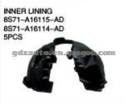 AUTO PARTS FENDER LINING OE:8S71-A16115-AD/ 8S71-A16114-AD