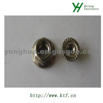 Hex Flange Flower Nut M8-6H