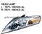 AUTO PARTS HEAD LAMP OE:L 7S71-13D155-AL/R 7S71-13D154-AL