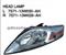 Auto Parts HEAD LAMP OEM:L 7S71-13W030-AH/R 7S71-13W029-AH