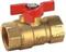 Nature Color Brass Ball Valve With Aluminum Handle