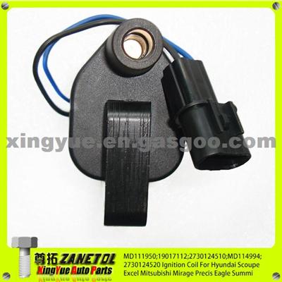 MD111950 19017112 2730124510 MD114994 2730124520 Ignition Coil For Hyundai Scoupe Excel Mitsubishi Mirage Precis Eagle Summit