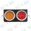 High Performance!!!Car/Auto Trailer LED Two Color Iron Tail Light With Waterproof And Electropalte