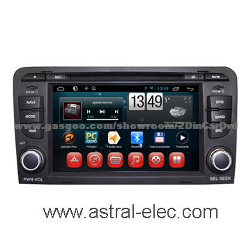 Audi A3 Car Central Entertainment TV Radio System With DVD, GPS, Wholesale