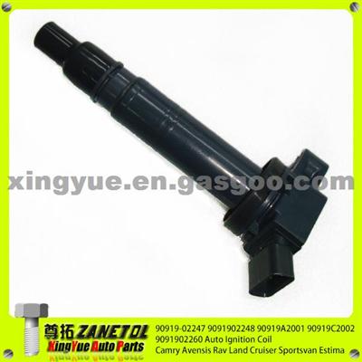 90919-02247 9091902248 90919A2001 90919C2002 9091902260 Auto Ignition Coil For Camry Avensis Rav Land Cruiser Sportsvan Estima