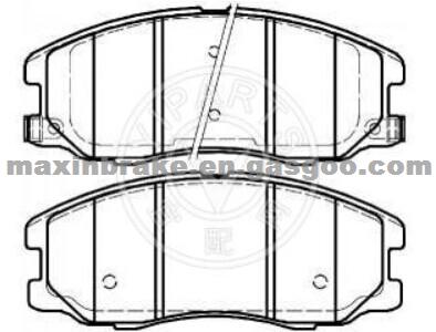 Semi Metallic GM Brake Pad OEM 96626070