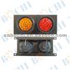 HIGH QUALITY!!! Trailer LED Two Color U Type Iron Tail Light